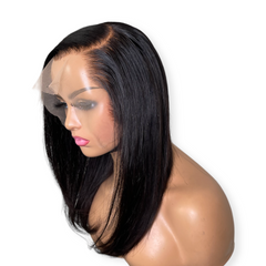 13x4 Indian Straight frontal Bob wig