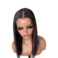 4x4 closure wig Indian straight