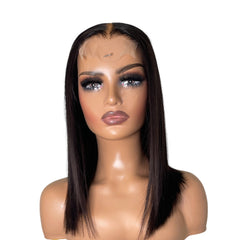 4x4 closure wig Indian straight